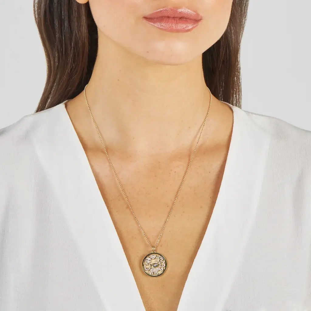 Jennifer Meyer Diamond Good Luck Necklace | Thumbnail 4