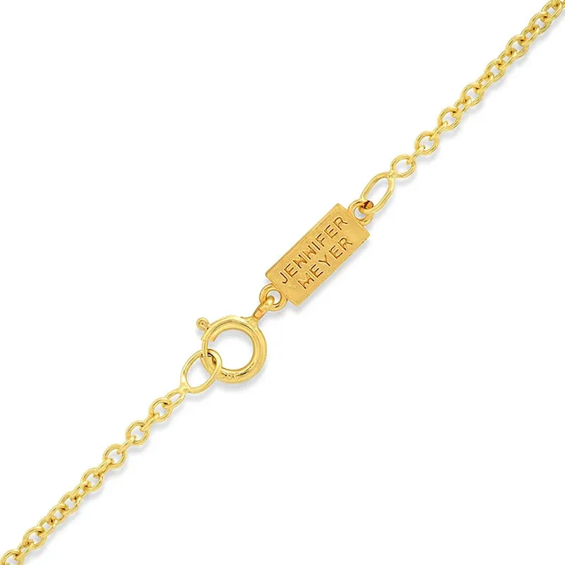 Jennifer Meyer Diamond Love You Necklace | Thumbnail 2 Jennifer Meyer Diamond Love You Necklace | Thumbnail 2