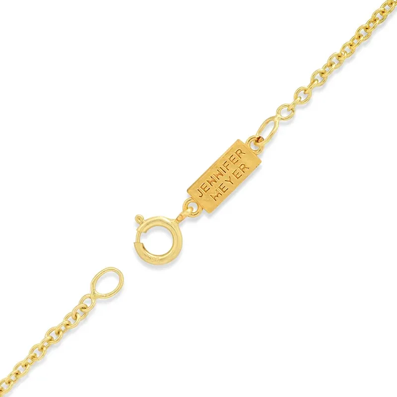Jennifer Meyer Diamond Love You Necklace | Thumbnail 3 Jennifer Meyer Diamond Love You Necklace | Thumbnail 3