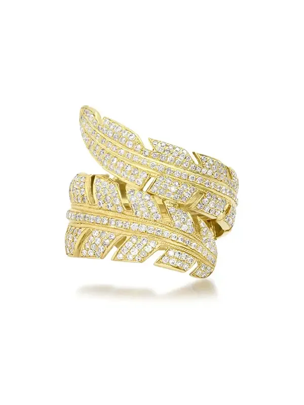 Diamond Wrap Leaf Ring Diamond Wrap Leaf Ring