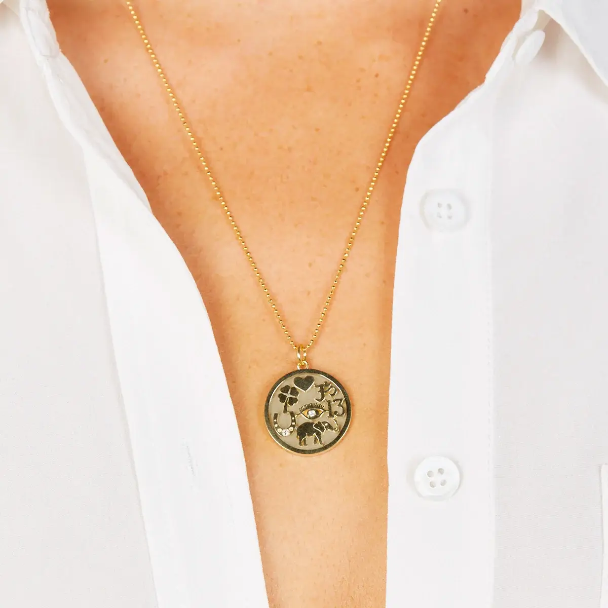 Jennifer Meyer Good Luck Necklace | Thumbnail 5 Jennifer Meyer Good Luck Necklace | Thumbnail 5