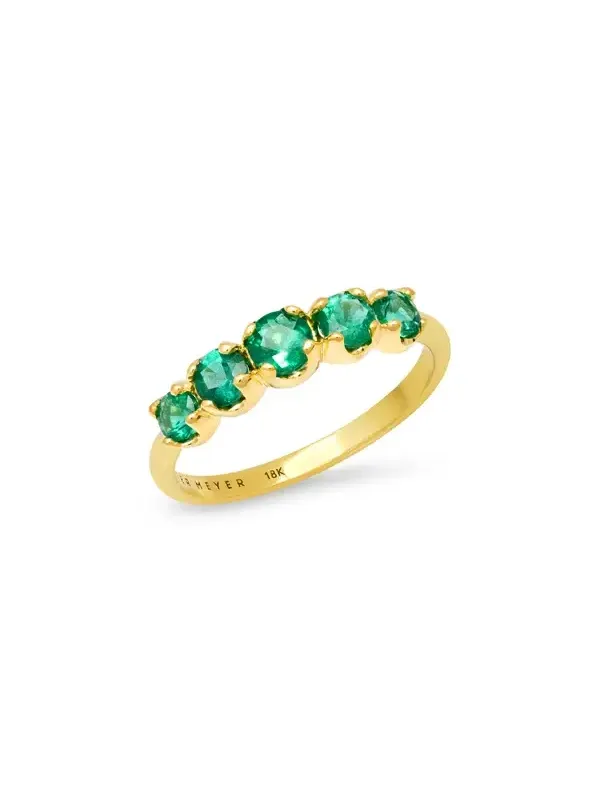 Graduated Emerald Ring Graduated Emerald Ring