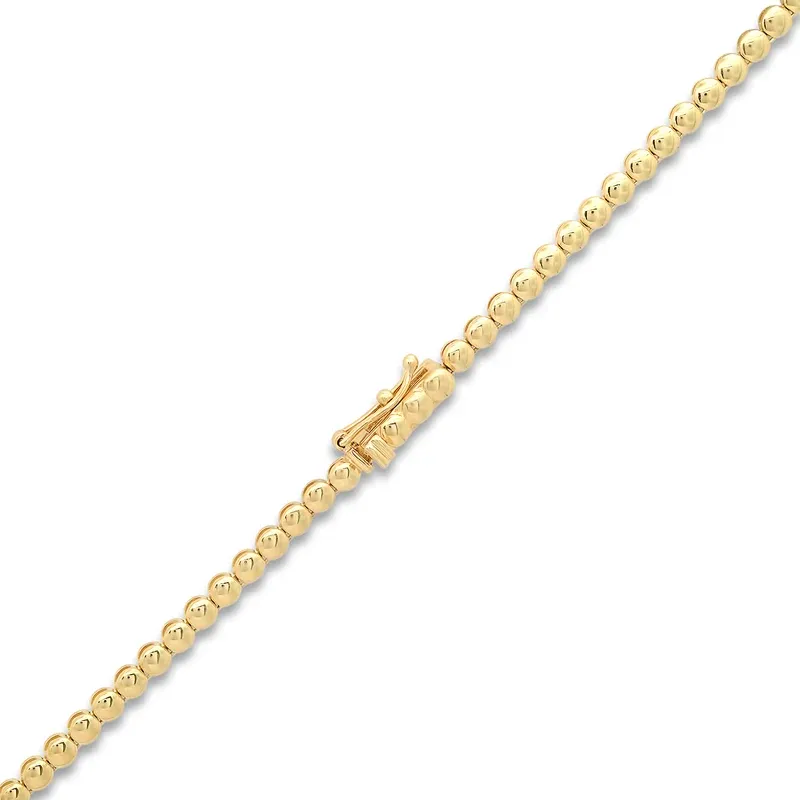 Jennifer Meyer Graduated Turquoise Tennis Necklace | Thumbnail 3 Jennifer Meyer Graduated Turquoise Tennis Necklace | Thumbnail 3