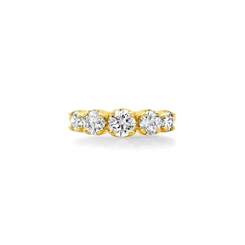 Jennifer Meyer Large Graduated Diamond Ring | Thumbnail 2