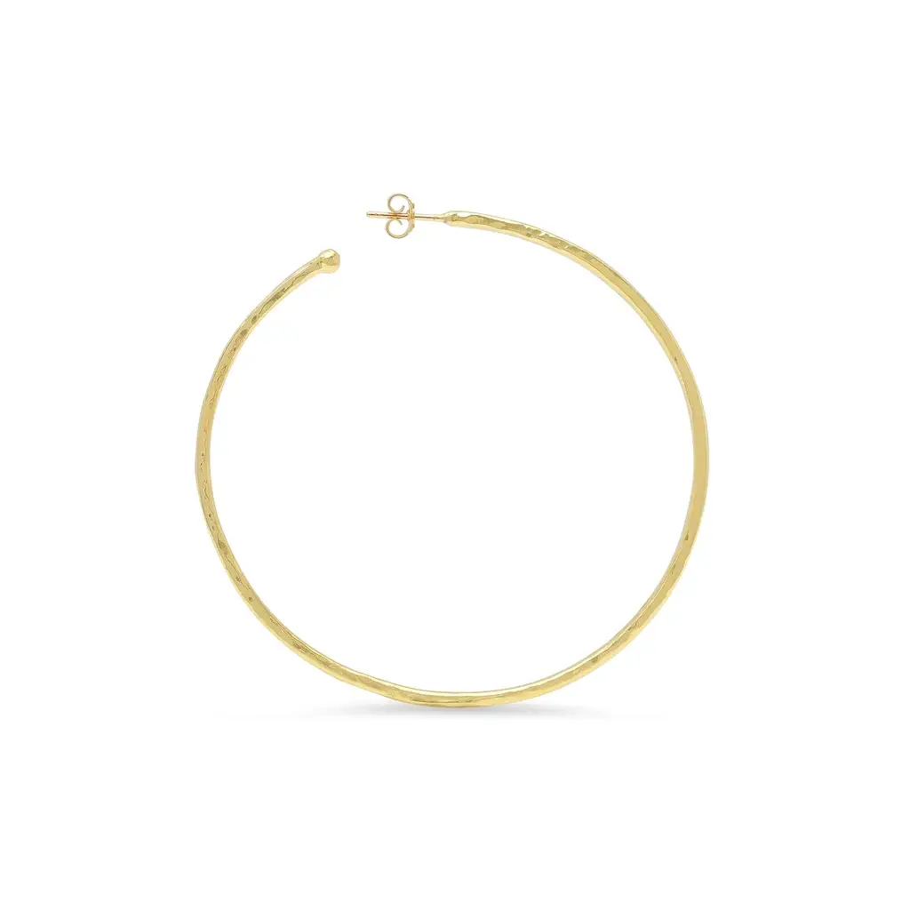 Jennifer Meyer Large Hammered Hoops | Thumbnail 2