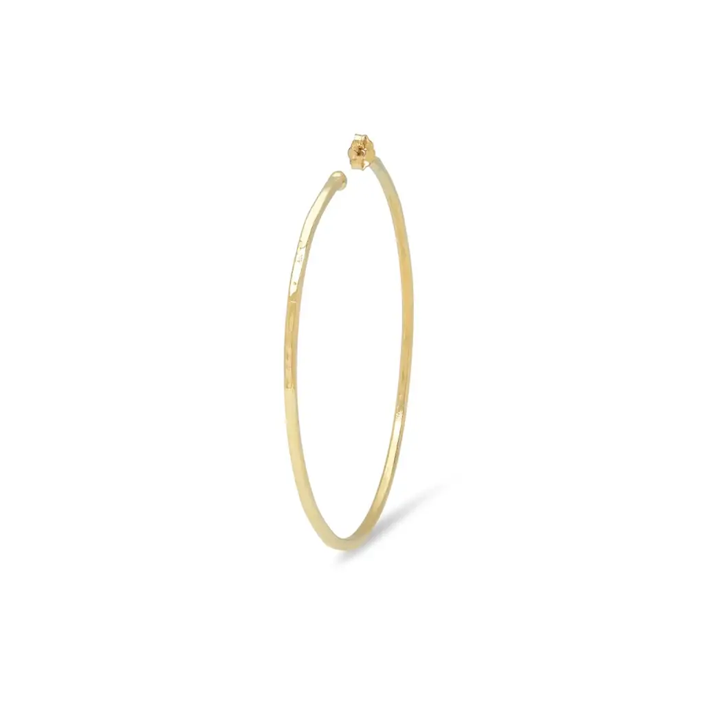 Jennifer Meyer Large Hammered Hoops | Thumbnail 3