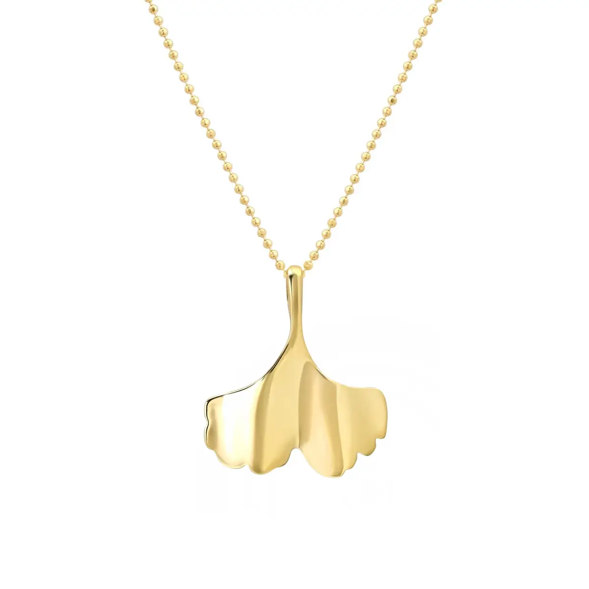 Jennifer Meyer Luxe Ginkgo Leaf Necklace | Image 1 Jennifer Meyer Luxe Ginkgo Leaf Necklace | Image 1