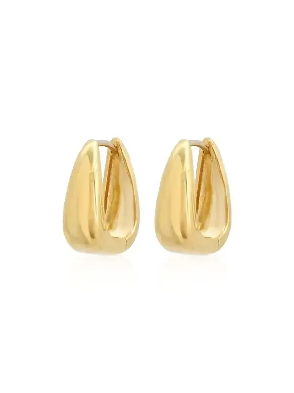 Mini Elongated Teardrop Huggies Mini Elongated Teardrop Huggies