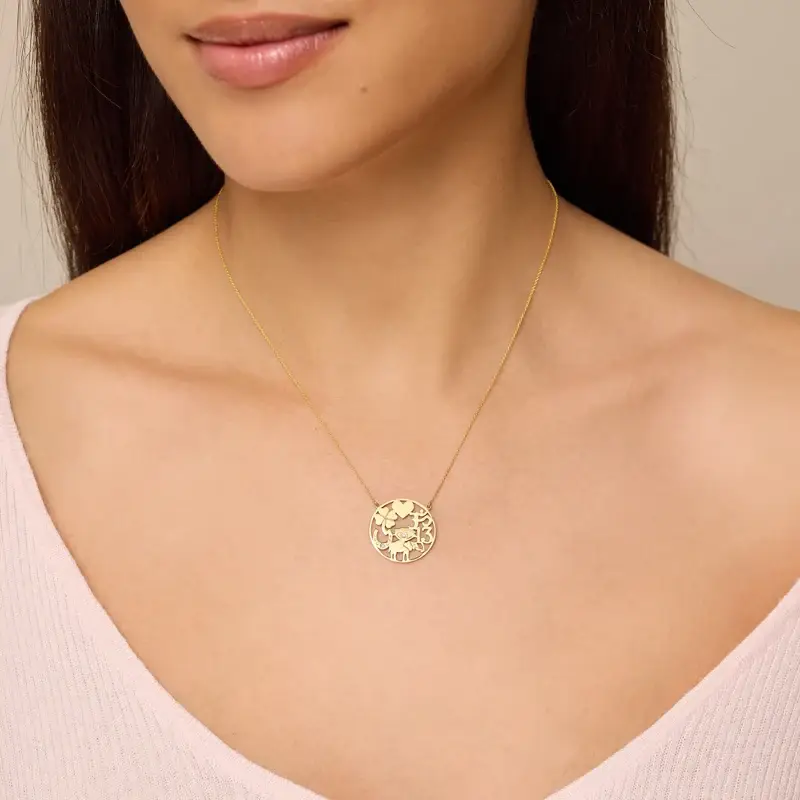 Jennifer Meyer Open Good Luck Necklace | Thumbnail 3