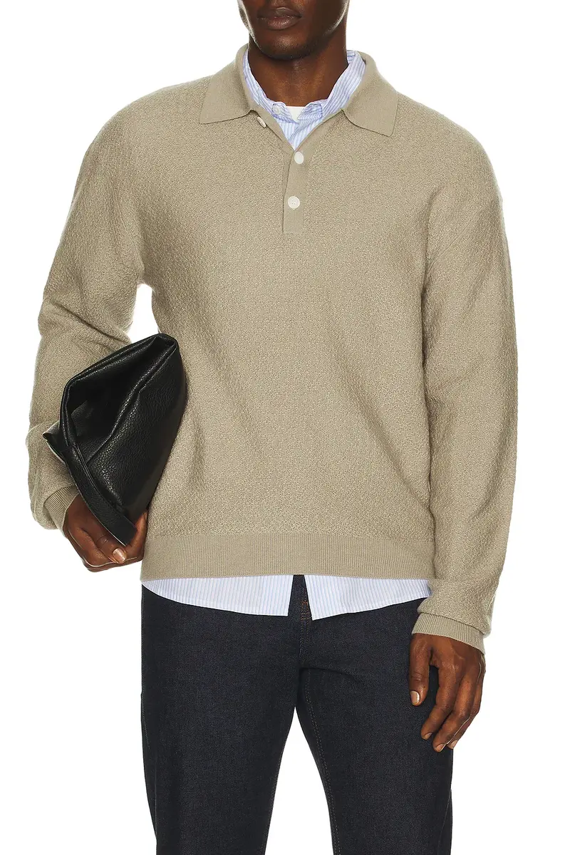 Frame Polo Sweater | Thumbnail 3 Frame Polo Sweater | Thumbnail 3