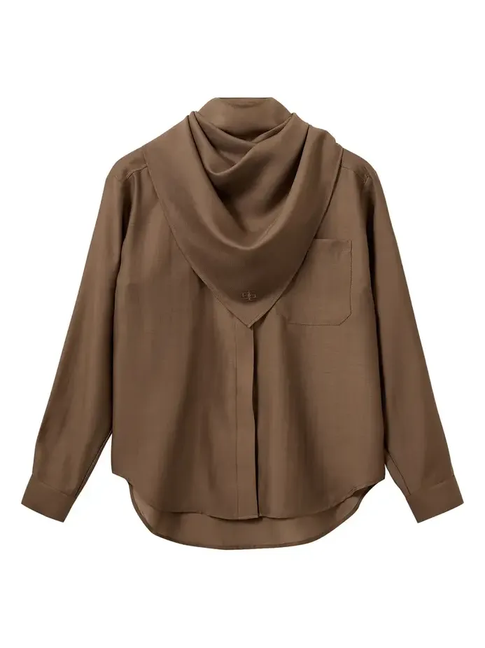 Eleanor Scarf-Detailed Shirt Eleanor Scarf-Detailed Shirt