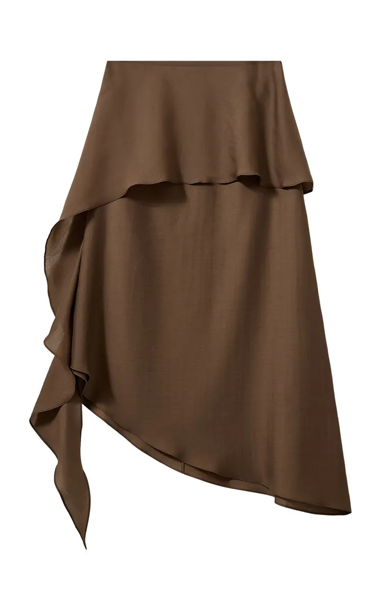Eleanor Overlay Chiffon Midi Skirt Eleanor Overlay Chiffon Midi Skirt