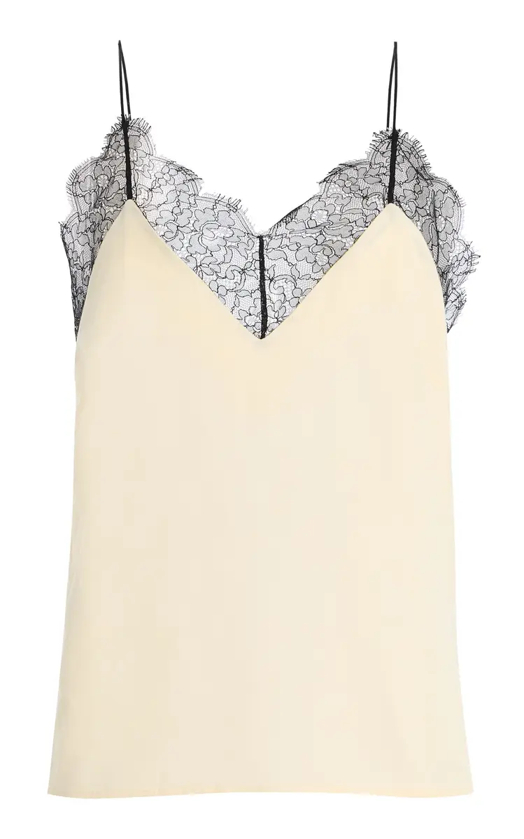 FRANÇOISE Layla Lace-Trim Top