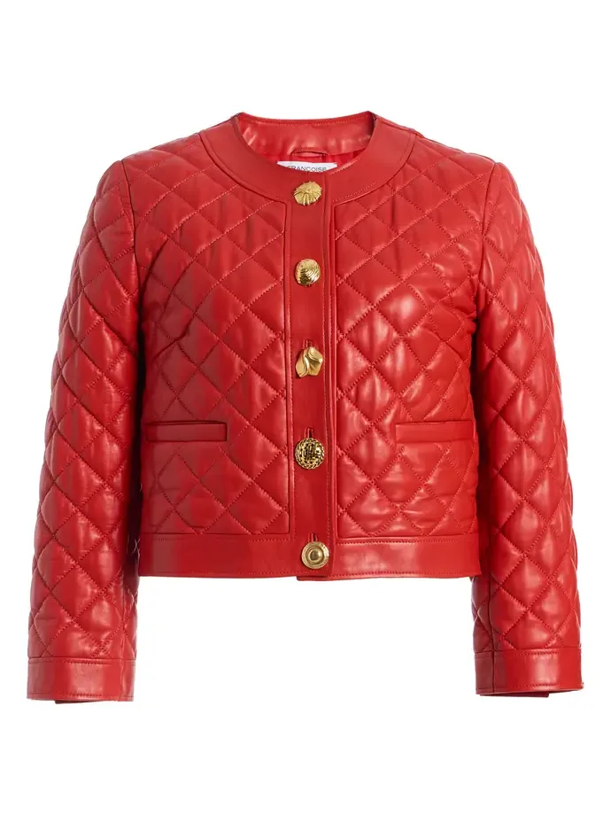 Gracie Quilted Leather Jacket