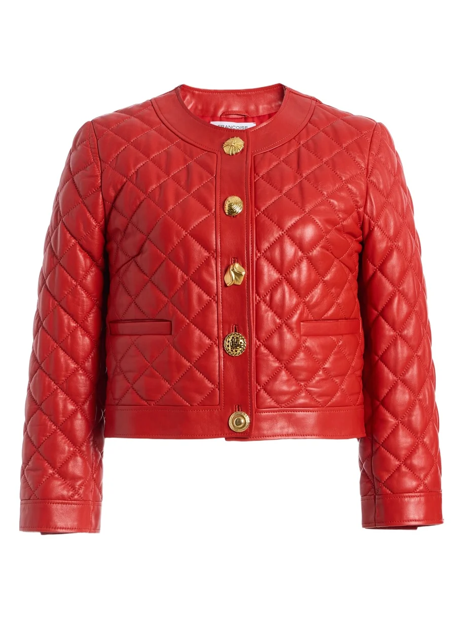 FRANÇOISE Gracie Quilted Leather Jacket