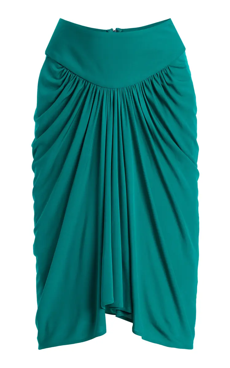 FRANÇOISE Bianca Ruched Midi Skirt | Thumbnail 2 FRANÇOISE Bianca Ruched Midi Skirt | Thumbnail 2