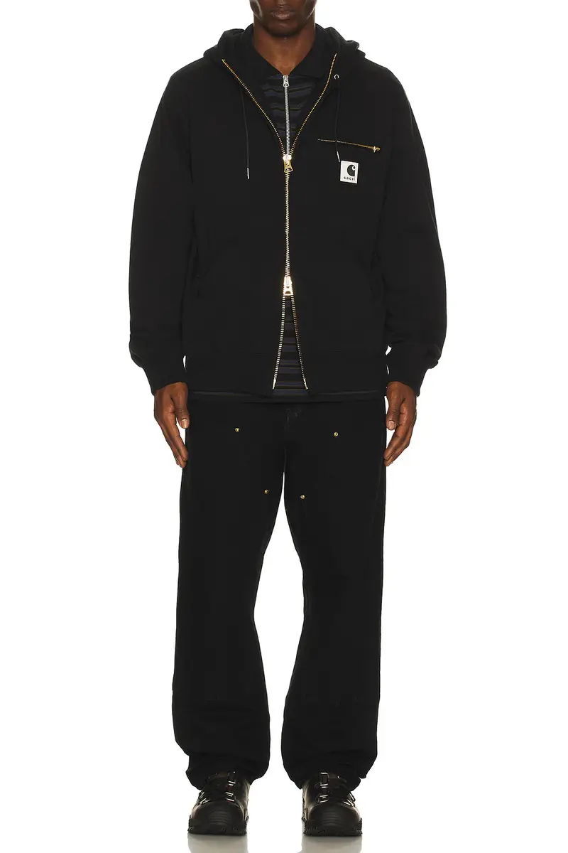 Sacai x Carhartt WIP Cotton Jersey Hoodie | Thumbnail 3 Sacai x Carhartt WIP Cotton Jersey Hoodie | Thumbnail 3