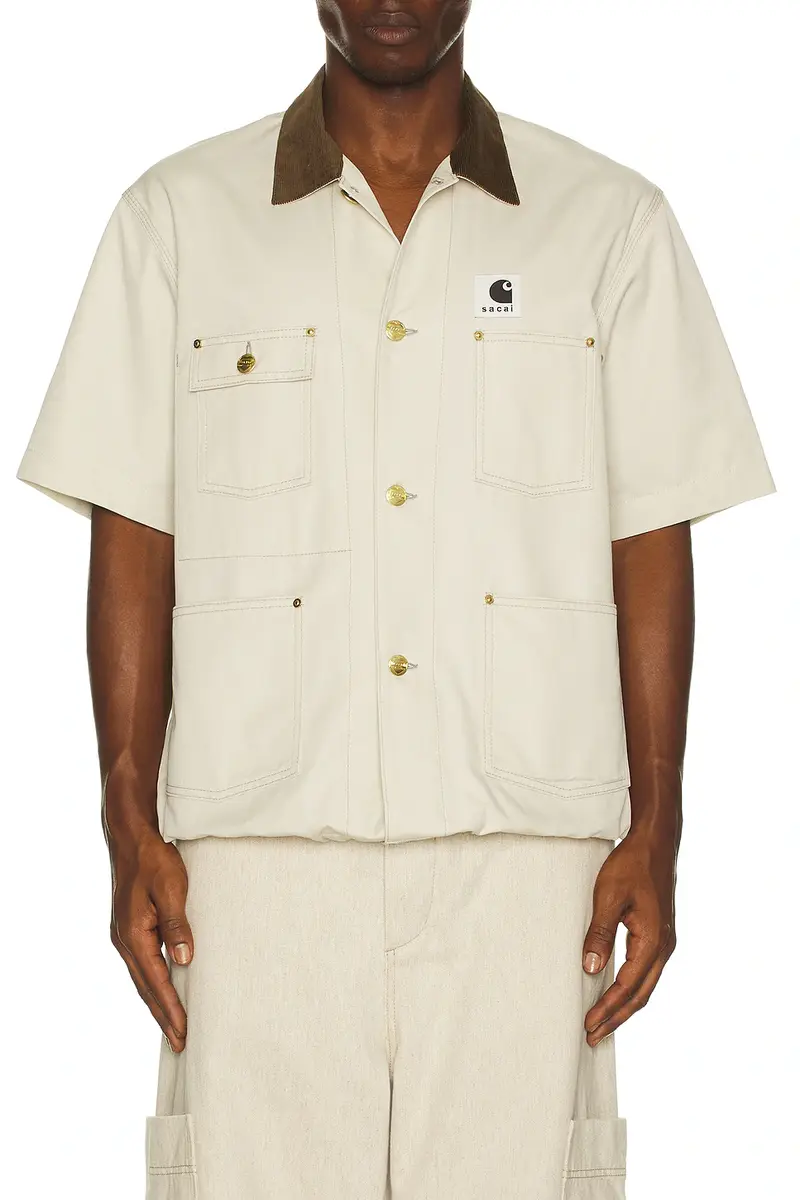 Sacai x Carhartt WIP Duck Shirt | Image 1 Sacai x Carhartt WIP Duck Shirt | Image 1