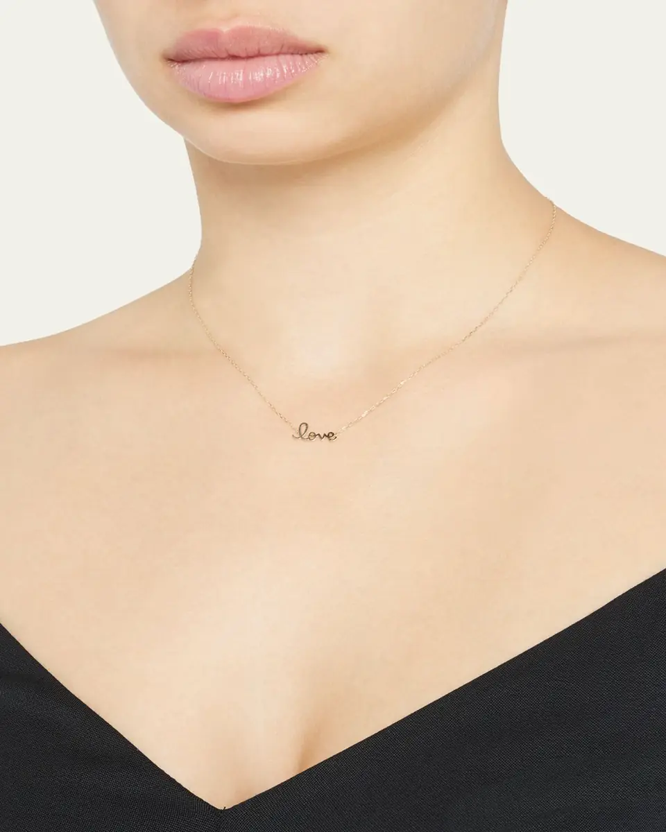 Sydney Evan Tiny Pure Love Necklace, 18" | Thumbnail 2