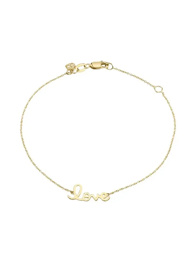 14K Gold Small Pure Love Bracelet