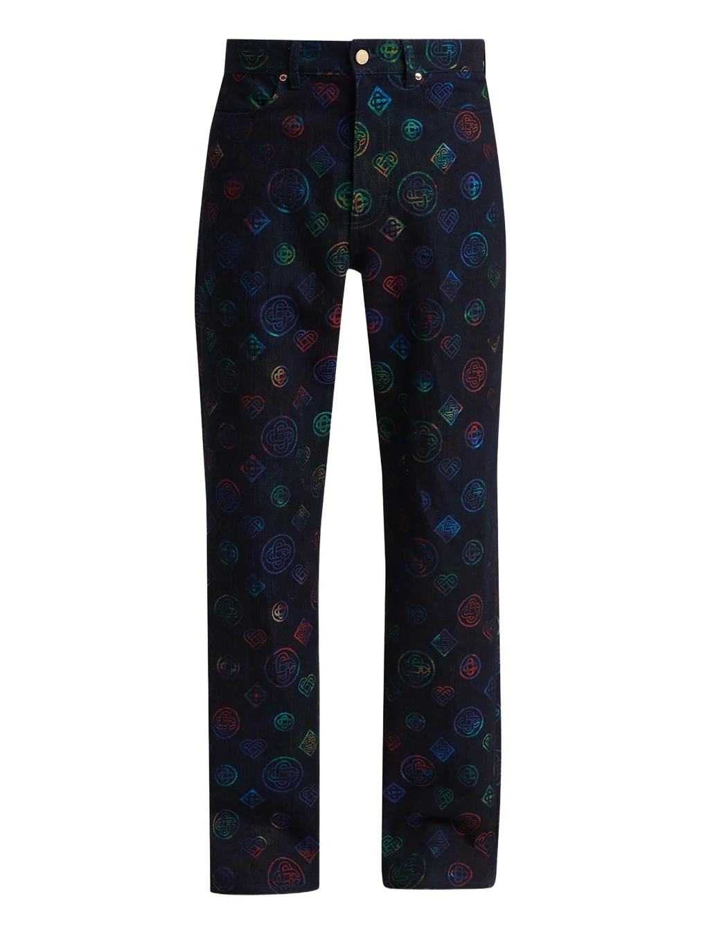 Men's Monogram Straight-Leg Jeans Men's Monogram Straight-Leg Jeans