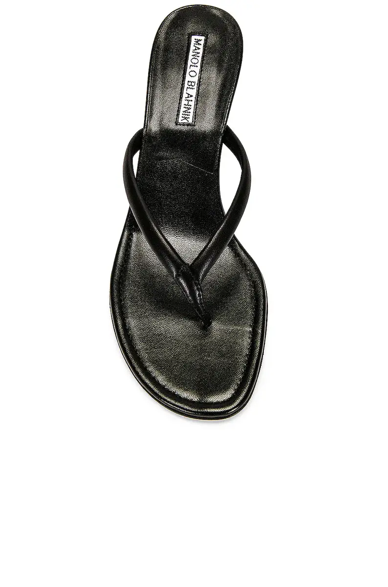 Manolo Blahnik Paterno 50 Leather Sandal | Thumbnail 4