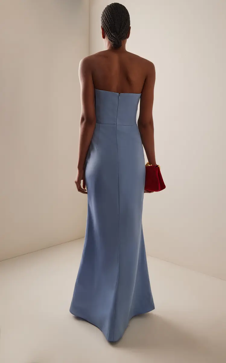 ALEJANDRA ALONSO ROJAS Bow-Detailed Cotton-Silk Gown | Thumbnail 4 ALEJANDRA ALONSO ROJAS Bow-Detailed Cotton-Silk Gown | Thumbnail 4