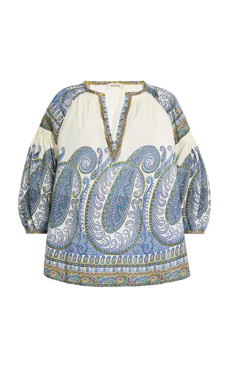 Boteh Arcadia Paisley Smock Blouse | Image 1 Boteh Arcadia Paisley Smock Blouse | Image 1
