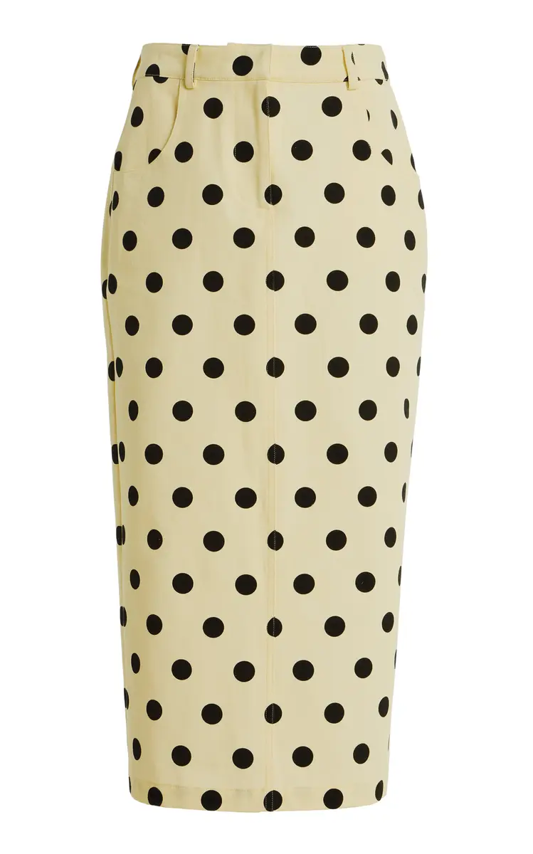 FRANÇOISE Tina Cotton Midi Skirt | Thumbnail 3