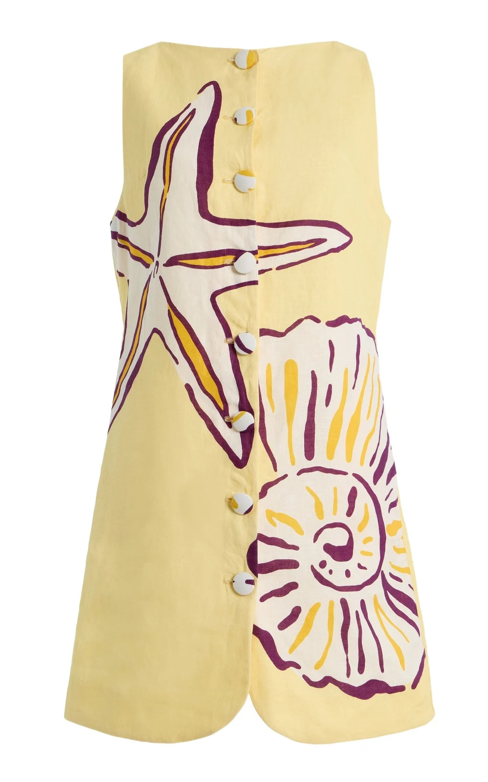 Cala de la Cruz Rhoda Linen Dress