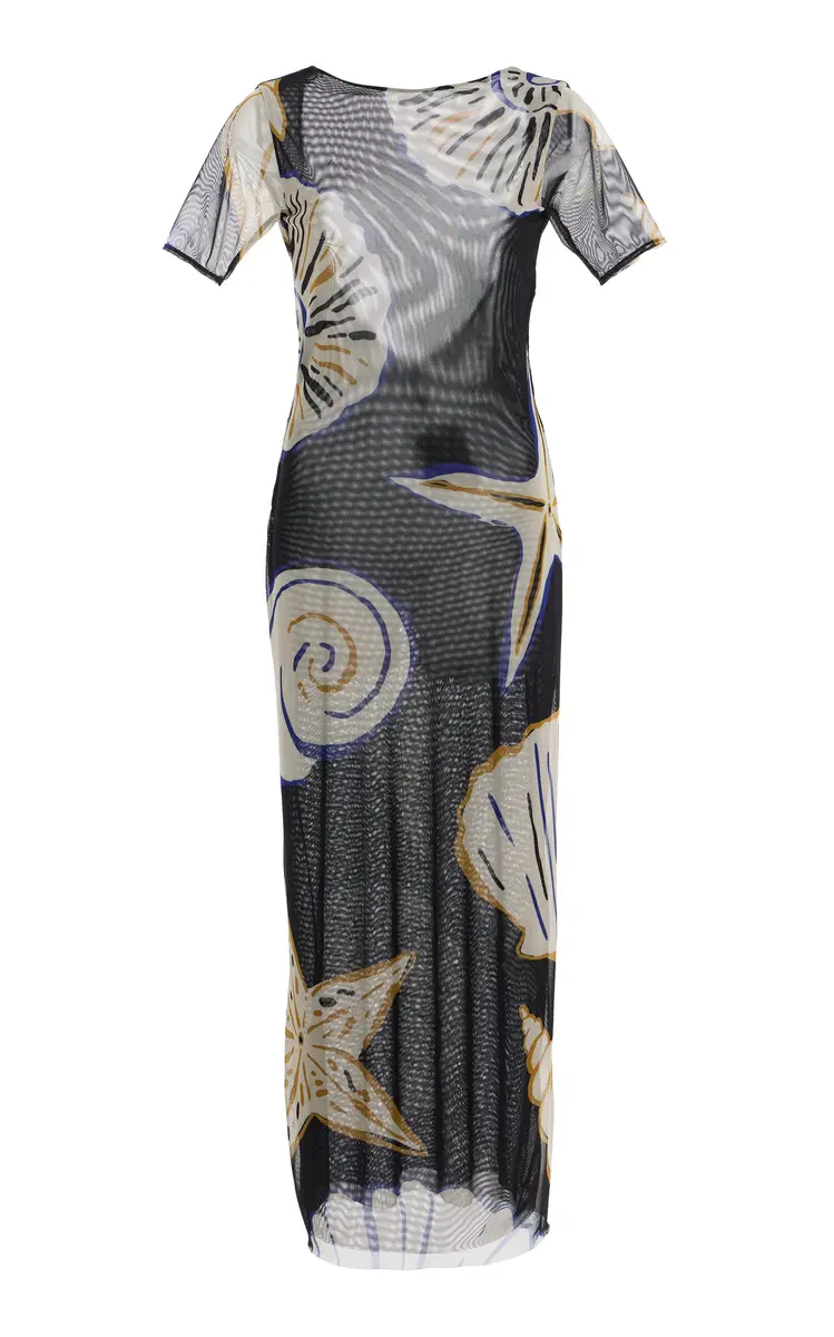 Cala de la Cruz Ava Stretch-Knit Midi Dress | Image 1 Cala de la Cruz Ava Stretch-Knit Midi Dress | Image 1