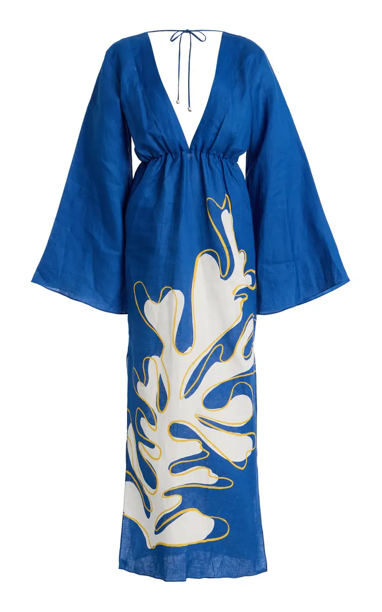 Cala de la Cruz Odele Linen Kaftan | Image 1 Cala de la Cruz Odele Linen Kaftan | Image 1