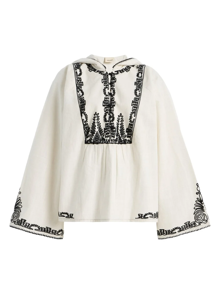 Chaos Dori-Embroidered Cotton Top Chaos Dori-Embroidered Cotton Top