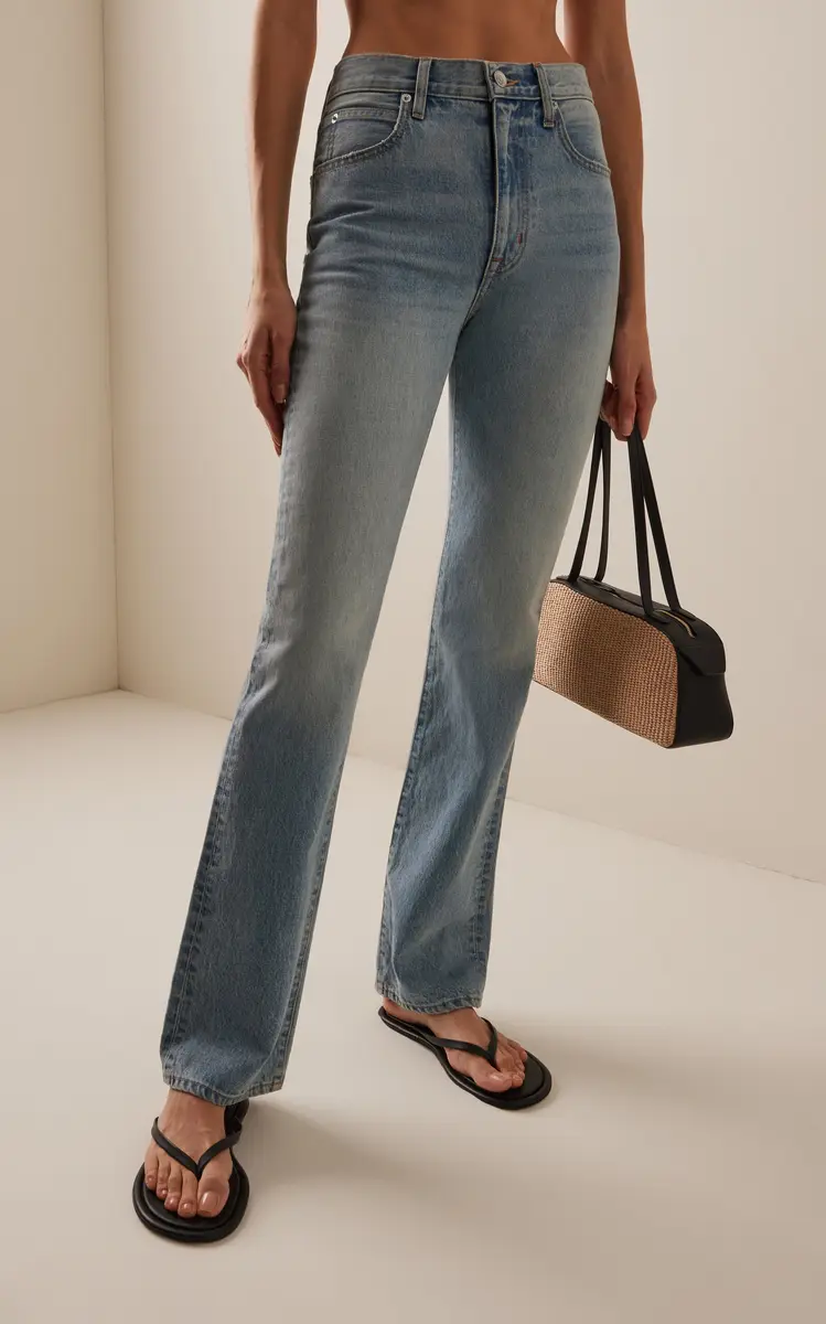 SLVRLAKE Jade Rigid High-Rise Slim Bootcut Jeans | Thumbnail 3