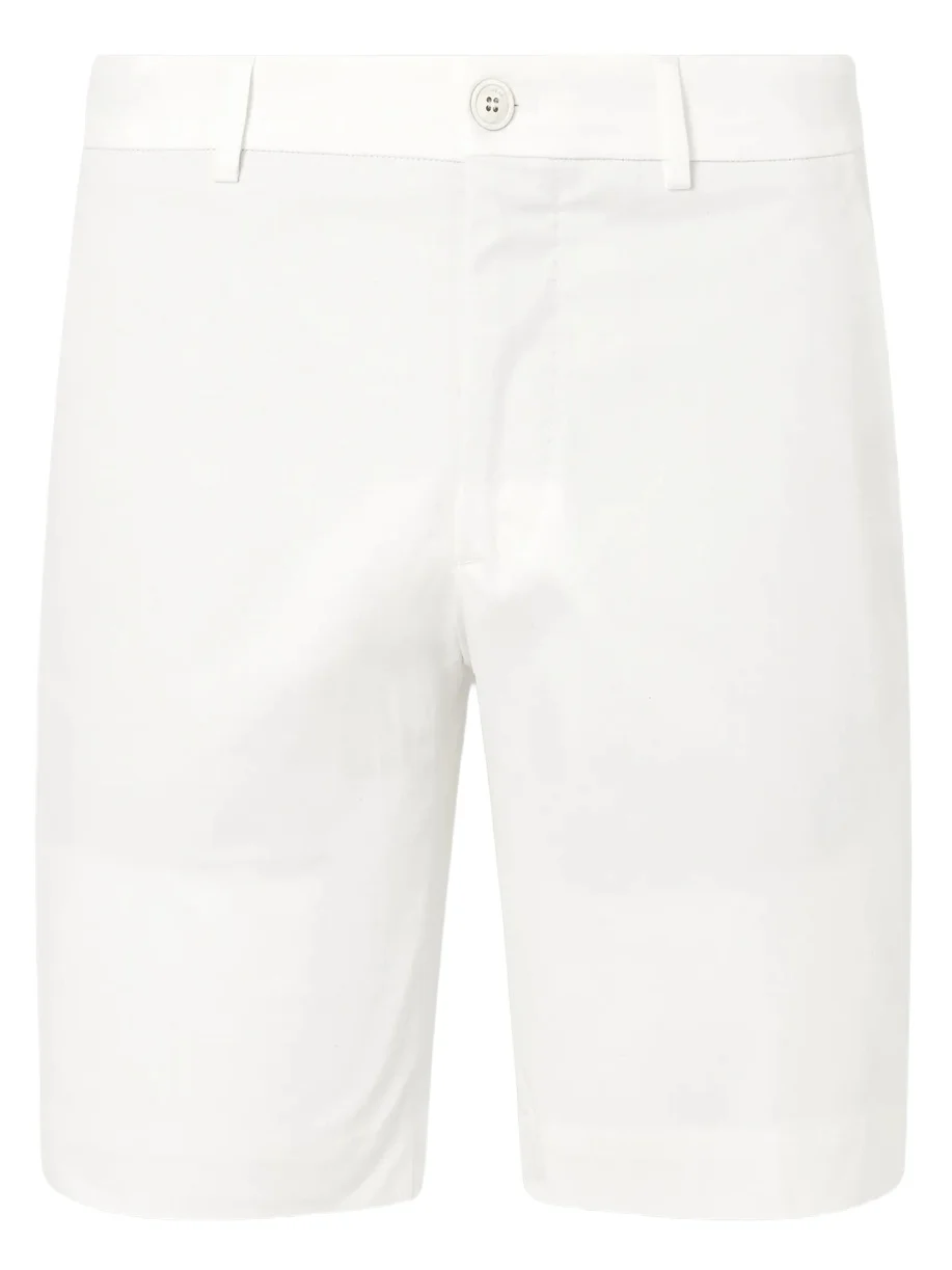 Slim-Fit Cotton-Blend Gabardine Chino Shorts - Men Slim-Fit Cotton-Blend Gabardine Chino Shorts - Men