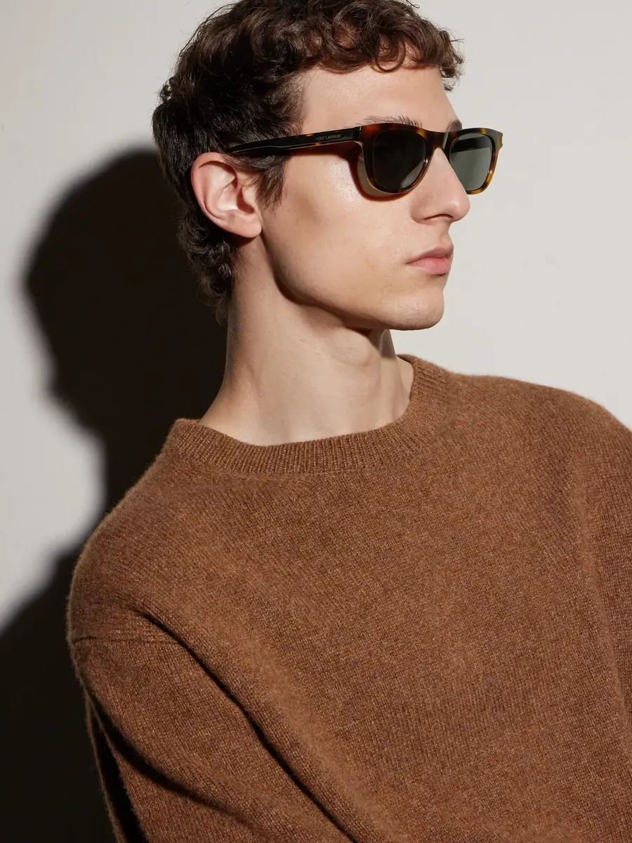 Saint Laurent Square-Frame Tortoiseshell Acetate Sunglasses - Men | Thumbnail 2 Saint Laurent Square-Frame Tortoiseshell Acetate Sunglasses - Men | Thumbnail 2
