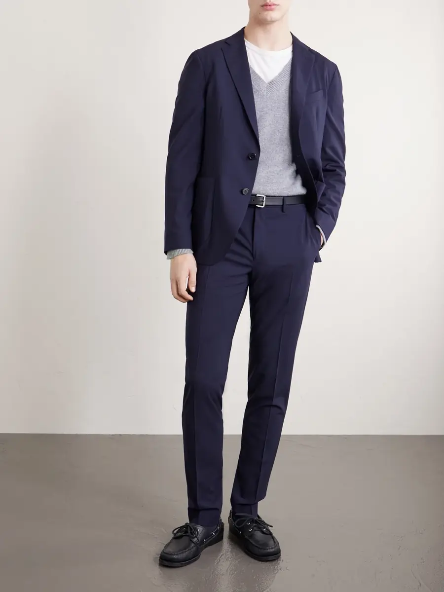 Slowear Tapered Virgin Wool-Blend Suit Trousers - Men | Thumbnail 2 Slowear Tapered Virgin Wool-Blend Suit Trousers - Men | Thumbnail 2