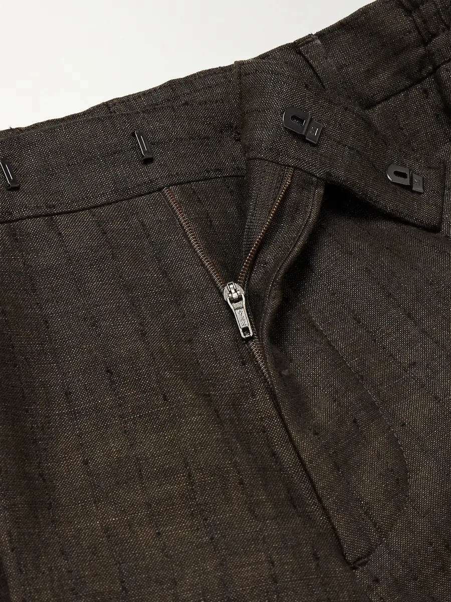 MR P. Straight-Leg Striped Linen Suit Trousers - Men | Thumbnail 6 MR P. Straight-Leg Striped Linen Suit Trousers - Men | Thumbnail 6