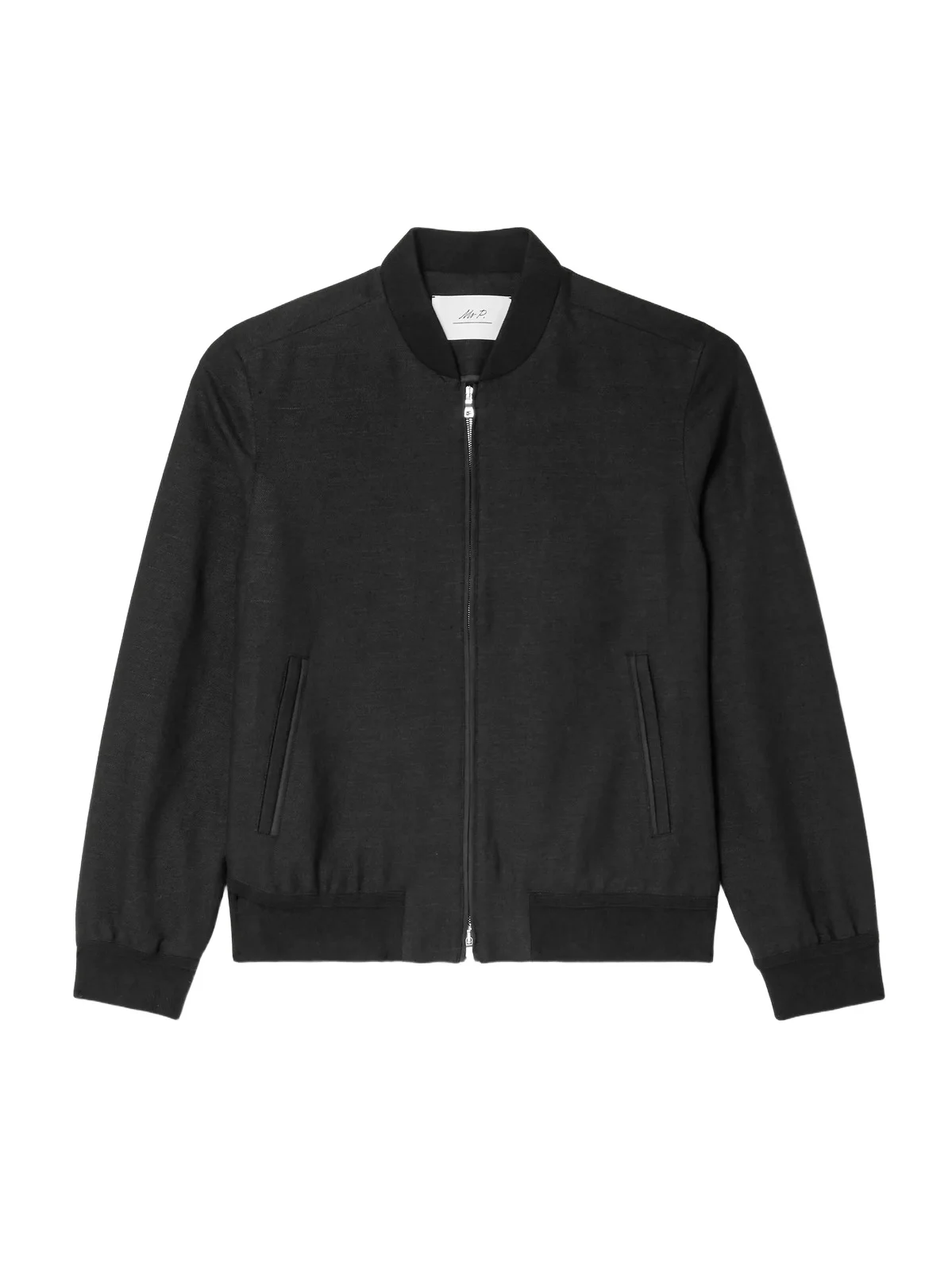 Linen and Cotton-Blend Bomber Jacket - Men Linen and Cotton-Blend Bomber Jacket - Men