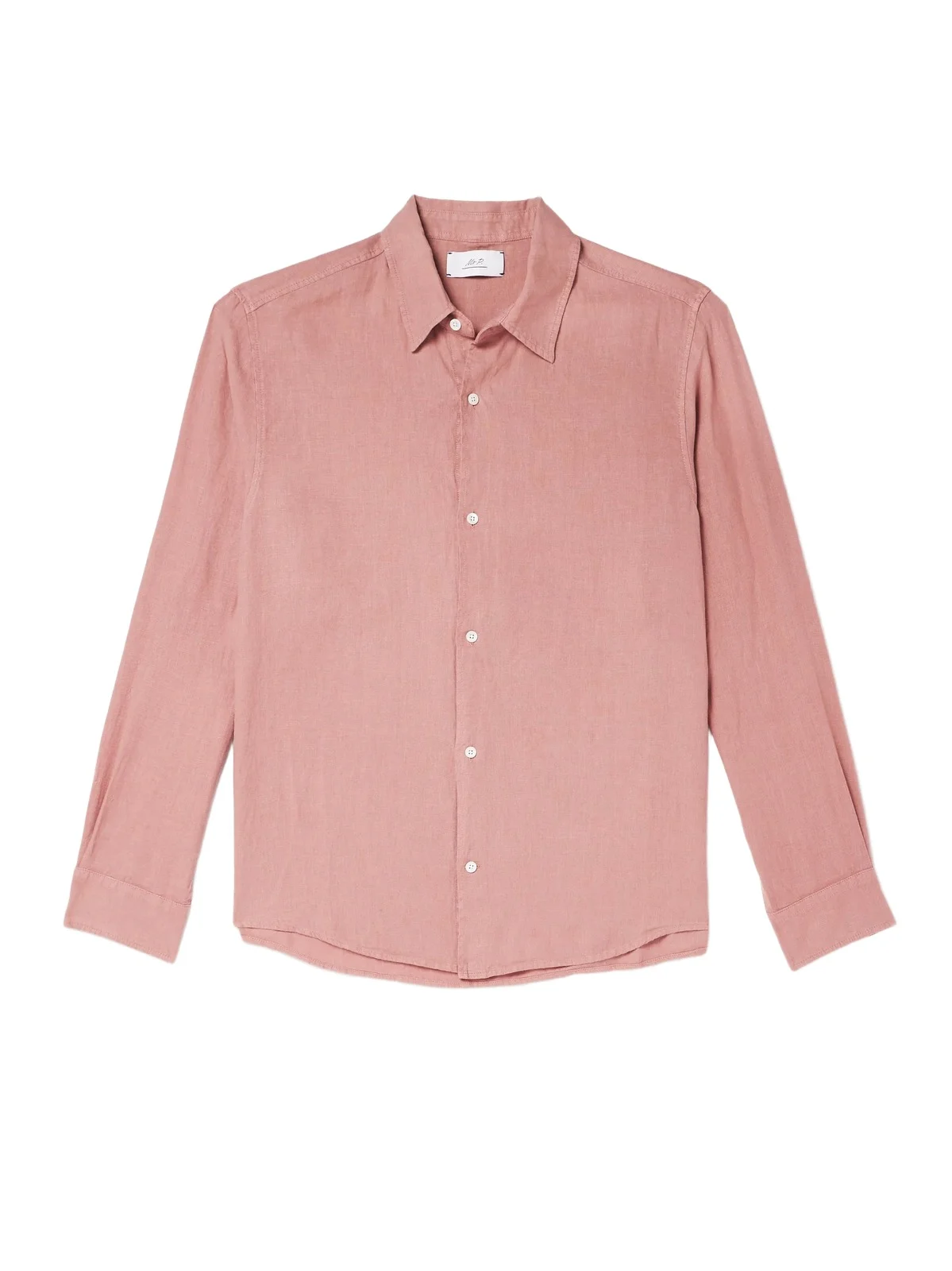 Garment-Dyed Linen Shirt - Men Garment-Dyed Linen Shirt - Men