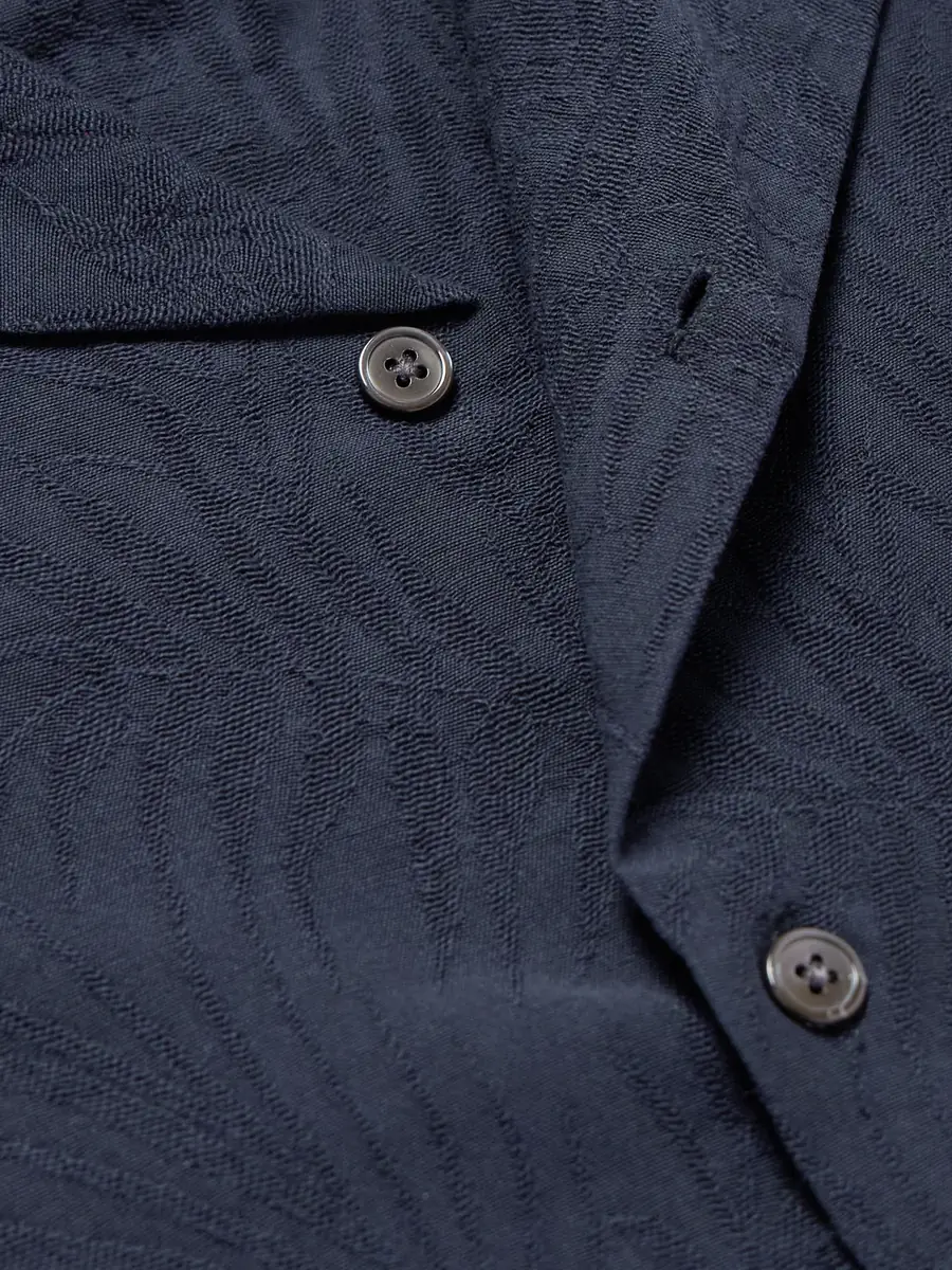 Portuguese Flannel Palm Convertible-Collar Organic Cotton and TENCEL™Lyocell-Blend Shirt - Men | Thumbnail 4 Portuguese Flannel Palm Convertible-Collar Organic Cotton and TENCEL™Lyocell-Blend Shirt - Men | Thumbnail 4
