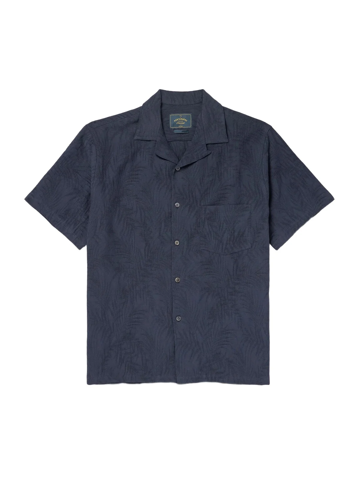 Portuguese Flannel Palm Convertible-Collar Organic Cotton and TENCEL™Lyocell-Blend Shirt - Men