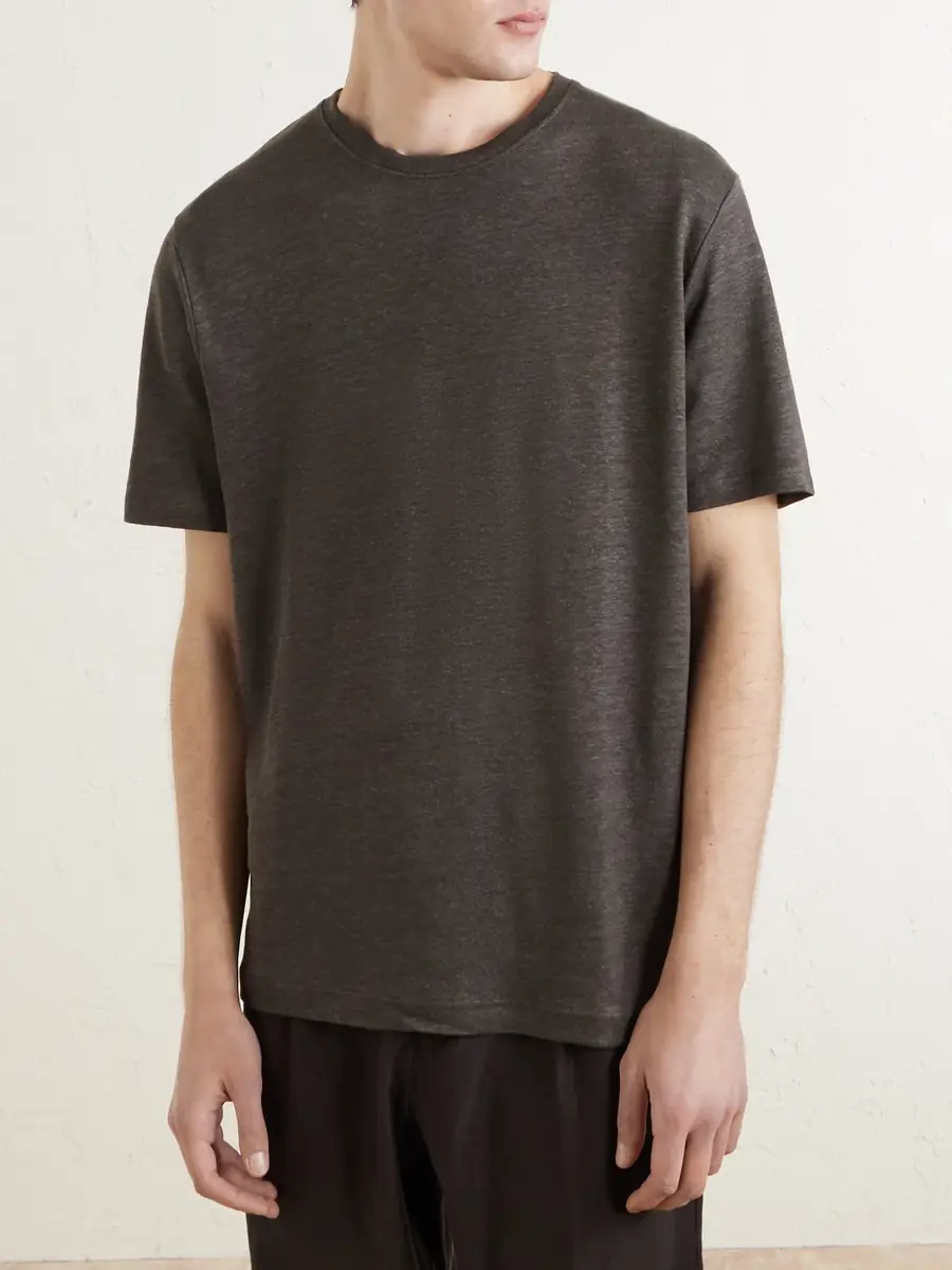 MR P. Linen T-Shirt - Men | Thumbnail 3