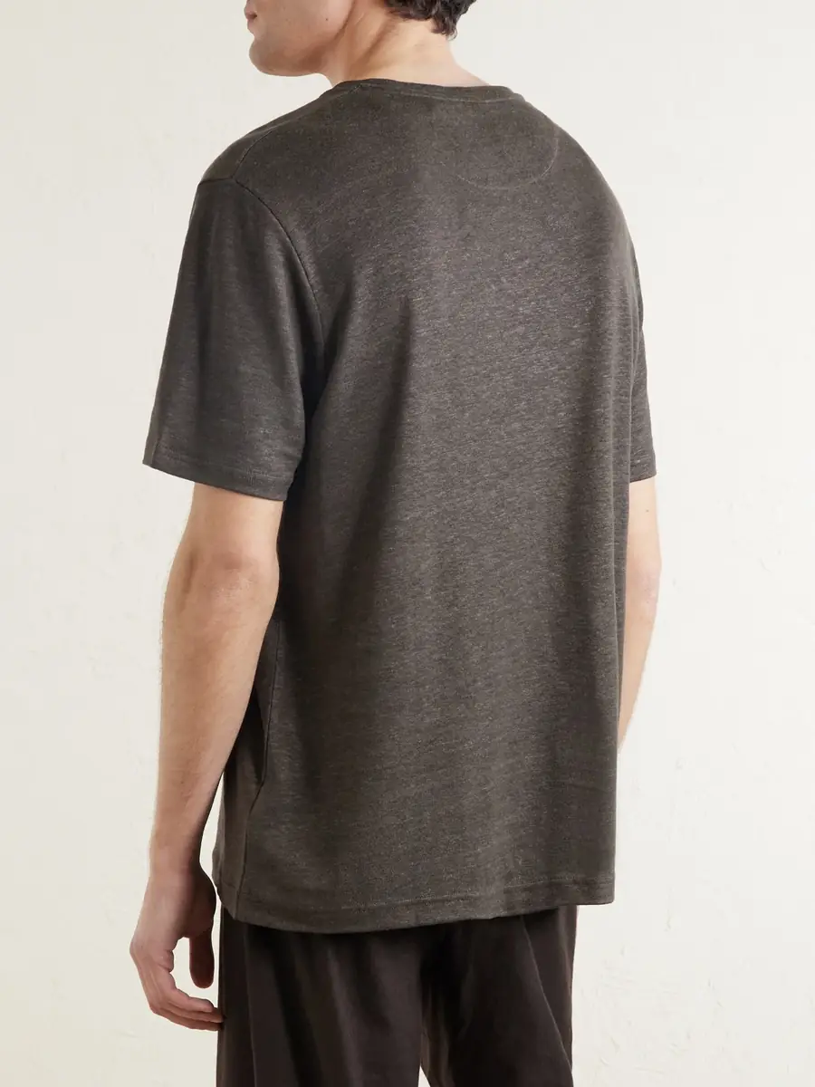 MR P. Linen T-Shirt - Men | Thumbnail 4