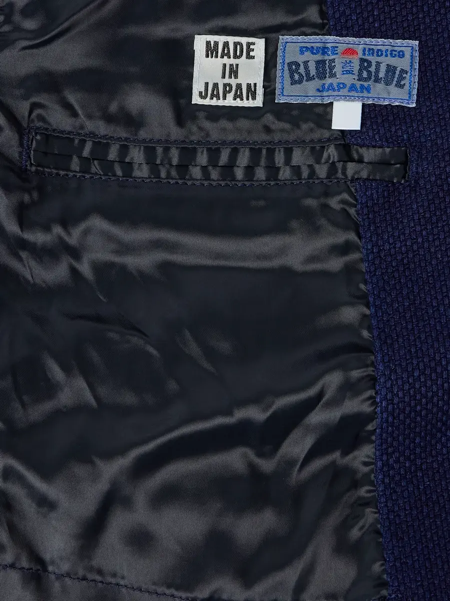 Blue Blue Japan Sashiko Cotton-Piqué Suit Jacket - Men | Thumbnail 5 Blue Blue Japan Sashiko Cotton-Piqué Suit Jacket - Men | Thumbnail 5