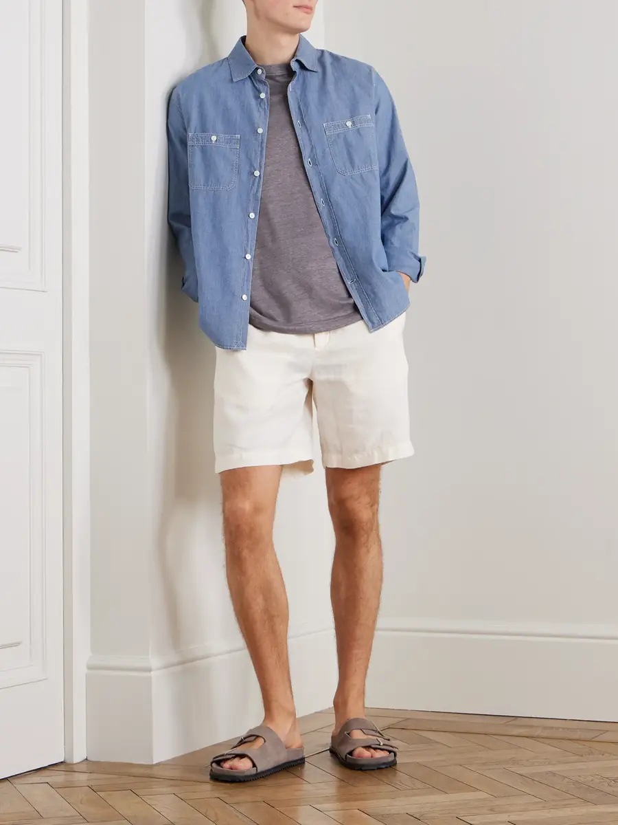 MR P. Linen T-Shirt - Men | Thumbnail 2