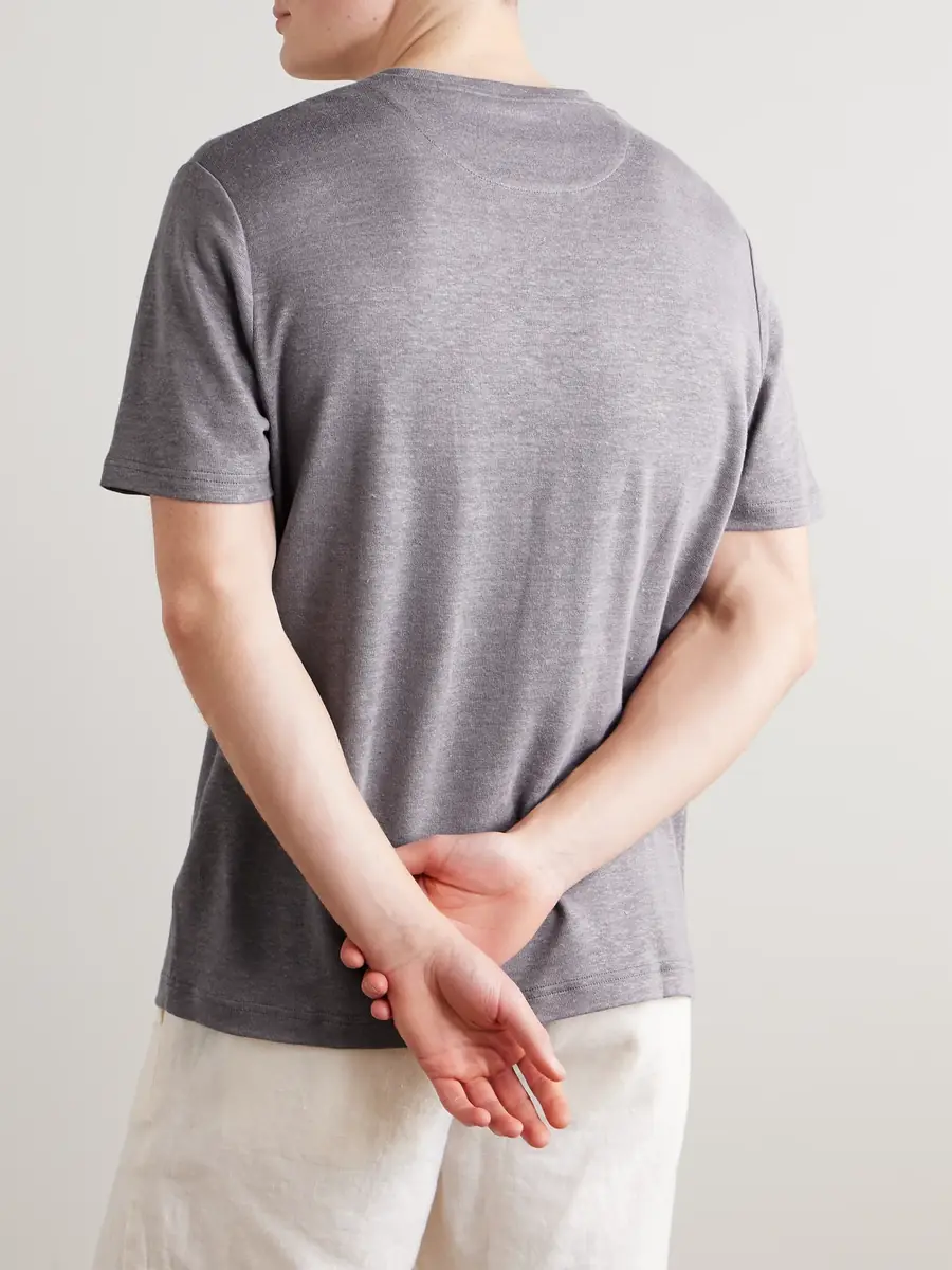 MR P. Linen T-Shirt - Men | Thumbnail 4