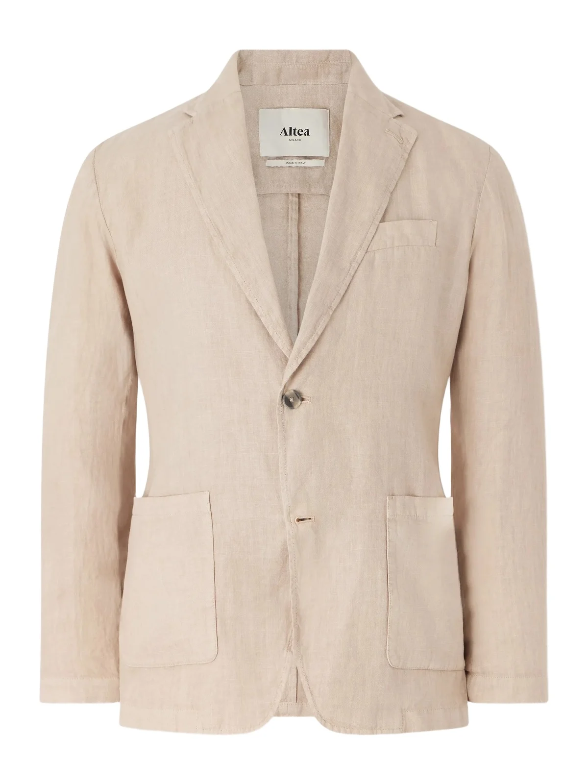 Altea Aaron Garment-Dyed Linen Blazer - Men