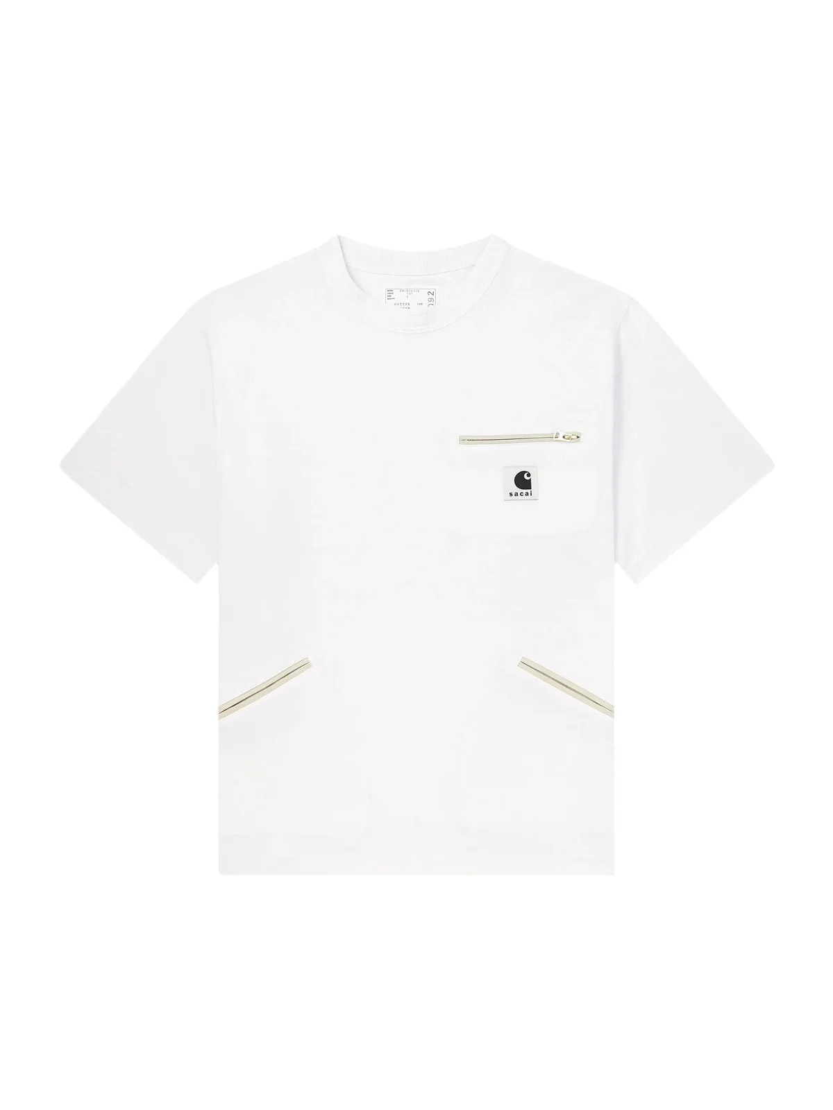 Sacai Carhartt WIP Logo-Appliquéd Cotton-Jersey T-Shirt - Men