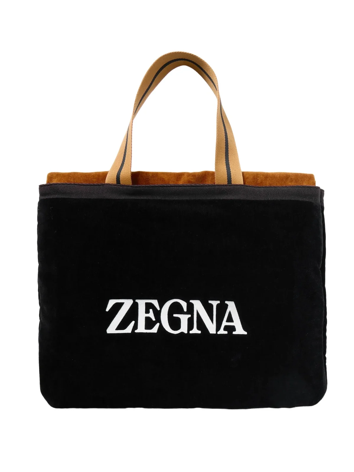 Zegna Logo-Embroidered Cotton-Terry Beach Towel Tote Bag - Men